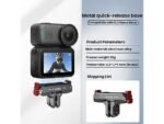Wigento Base Magnetica a Sgancio Rapido per DJI Osmo Nano e Mavic Nero/Rosso - immagine 3