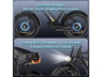 Colorway BK29G All Terrain Bike Elettrica 250W 36V Ruote 20'' Biammortizzata Carbonio - immagine 7