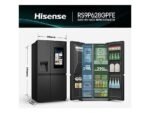 Hisense Frigorifero Americano RS9P628GPFE - 614 L, No Frost, Nero, Classe E - immagine 2