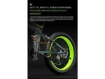 Lankeleisi XT750 Plus Fat Bike Elettrica Pieghevole 1000W 48V 17.5Ah - immagine 10