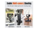 Wigento Supporto a Clip Magnetica 360 Gradi per DJI Osmo, Mavic e GoPro Nero - immagine 4