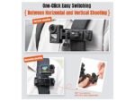 Wigento Supporto a Clip Magnetica 360 Gradi per DJI Osmo, Mavic e GoPro Nero - immagine 9