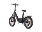Engwe L20 3.0 Pro Fat Bike Elettrica Pieghevole 250W 48V 15Ah Ruote 20'' Idraulica Nero - immagine 3
