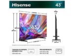 Hisense 43E7S TV QLED 43" Smart TV VIDAA 4K UHD Dolby Vision COD 43E7S - immagine 3