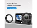 Wigento Gabbia di Supporto con Maniglia e Staffa per DJI Osmo Action 6 Nero - immagine 4