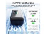 Wigento Custodia di Ricarica Rapida Air Battery 36W per Insta360 X4 - immagine 3