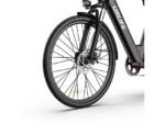 UrLife E26 Urbanbike Bicicletta Elettrica 250W 36V 13Ah Ruote 26'' Bianco Nero - immagine 6