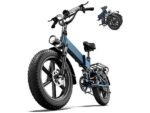 UrLife T5 Urbanbike Bicicletta Elettrica 1500W 48V 13Ah Ruote 20'' Blu Nero