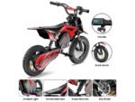 iScooter A14 Motocicletta Elettrica per Bambini a Partire da 8 Anni Rosso - immagine 3
