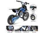 iScooter A14 Motocicletta Elettrica per Bambini a Partire da 8 Anni Blu - immagine 3