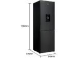 CHiQ Frigorifero Combinato Libera Installazione FBM228NE4DE - 170 cm, Total No Frost, Inox Scuro, Classe E - immagine 3